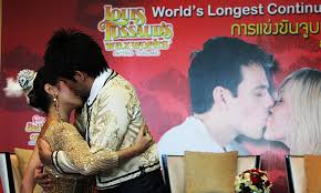longest kiss